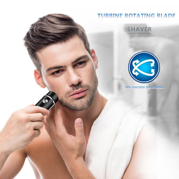 Mini Electric Shaver for Men Portable Electric Razor Pocket Razor USB Charging Travel Shaver Face Body Razor