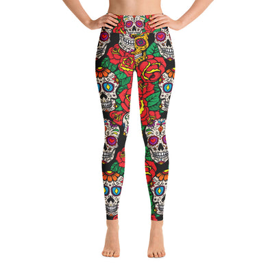 SUGAR SKULL Yoga Leggings