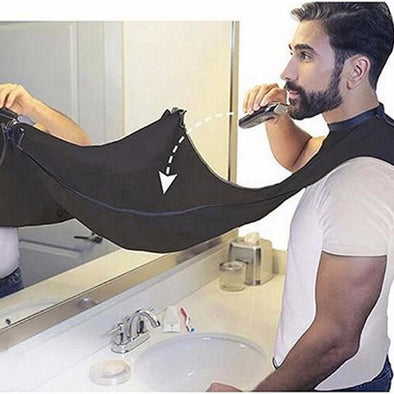 Male Beard Apron Razor Holder Hair Shave Beard Catcher