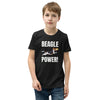 BEAGLE POWER! Youth Short Sleeve T-Shirt